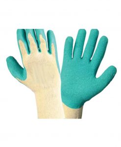 Luva em fio continuo de Algodão com revestimento de Latex - EQUIPROFI