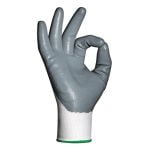 Luva de segurança Nylon/Nitrilo