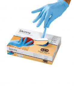 Luvas Descartáveis em Nitrilo Azul