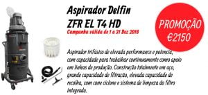 PROMOÇÃO Aspirador Delfin ZFR EL T4 HD - EQUIPROFI