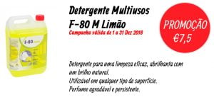 PROMOÇÃO Detergente Multiusos F-80 Limão - EQUIPROFI