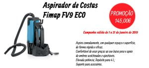 PROMOÇÃO Aspirador de Costas Fimap FV9 ECO - EQUIPROFI