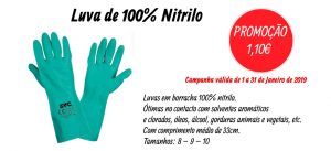 luva 100porcento nitrilo