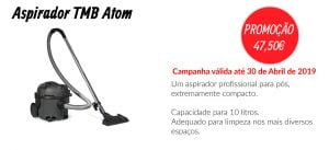 PROMOÇÃO Aspirador TMB Atom - EQUIPROFI