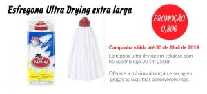 PROMOÇÃO Esfregona Ultra Drying extra larga - EQUIPROFI