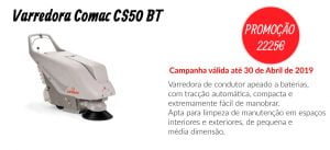 PROMOÇÃO Varredora Comac CS50 BT - EQUIPROFI