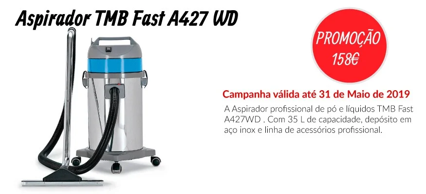 PROMOÇÃO Aspirador TMB FAST A427 WD - EQUIPROFI