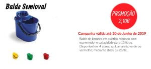 PROMOÇÃO Balde Semioval - EQUIPROFI