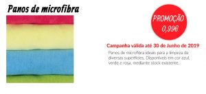 PROMOÇÃO Panos de microfibra - EQUIPROFI