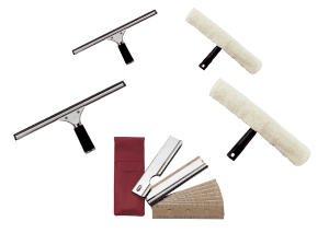 Kit de limpeza de vidros manual