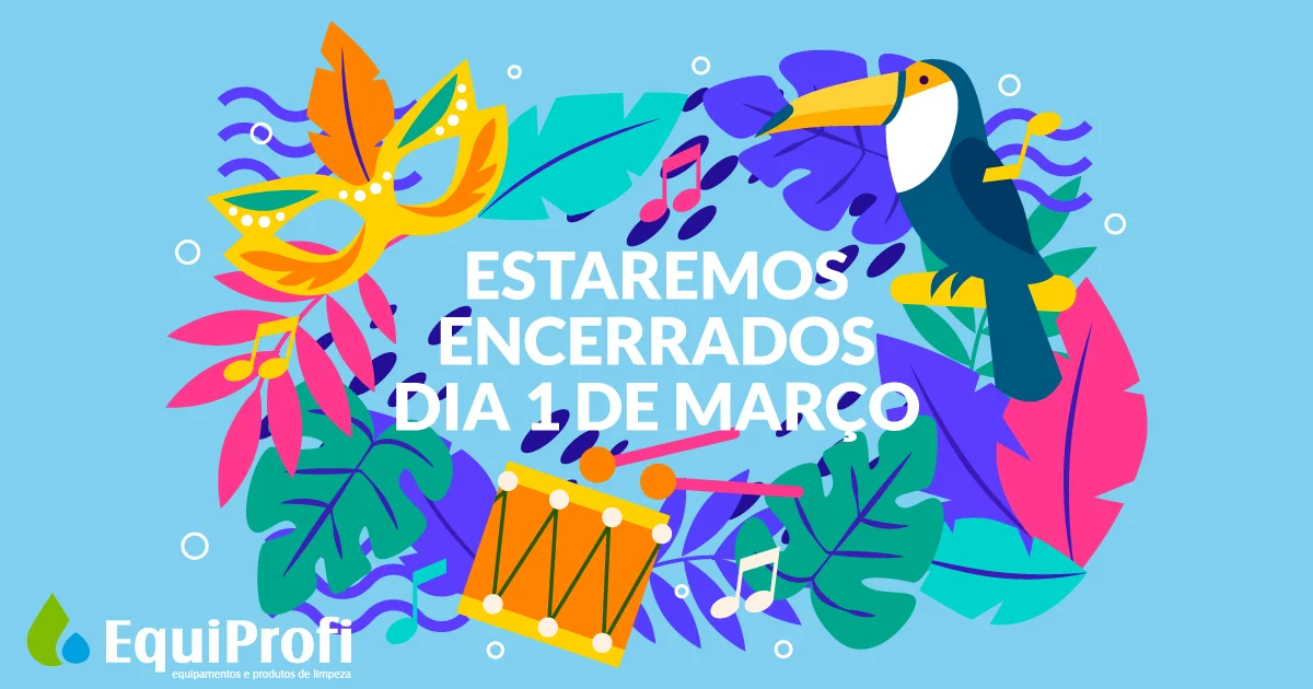 Encerramento no dia 1 de Março