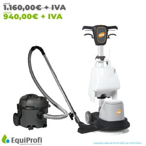 Lavadora TMB Rotativa TP43 G + Aspirador TMB Atom Plus