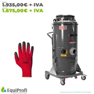 Aspirador Industrial Delfin DM3 EL+ Oferta Pack de Luvas