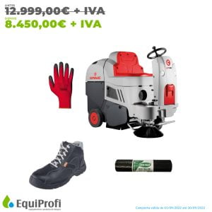 Varredora Comac CS700 B Oferta Pack de luvas + 1 par de botas de segurança + 1 pack sacos de lixo ecopack