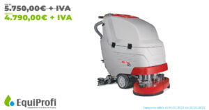 Lavadora de pavimentos Comac Versa 65B - Equiprofi