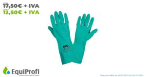 Luva de nitrilo 100% (pack 10 pares) - Equiprofi
