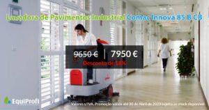 Lavadora de pavimentos Industrial Comac Versa 85B CB - Equiprofi