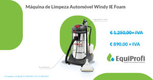 Máquina de Limpeza Automóvel Windy IE Foam Promoção - Equiprofi