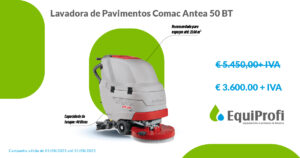Lavadora de Pavimentos Comac Antea 50 BT Promoção - Equiprofi