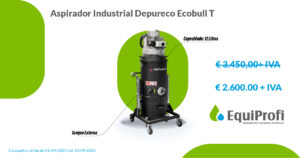 Aspirador Industrial Depureco Ecobull T Promoção - Equiprofi