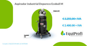 Aspirador Industrial Depureco Ecobull M Promoção - Equiprofi