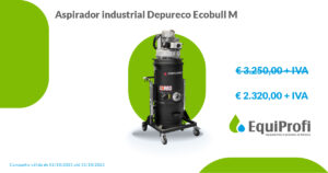 Aspirador industrial Depureco Ecobull M Promoção