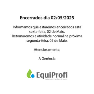 Encerrados dia 02/05/2025