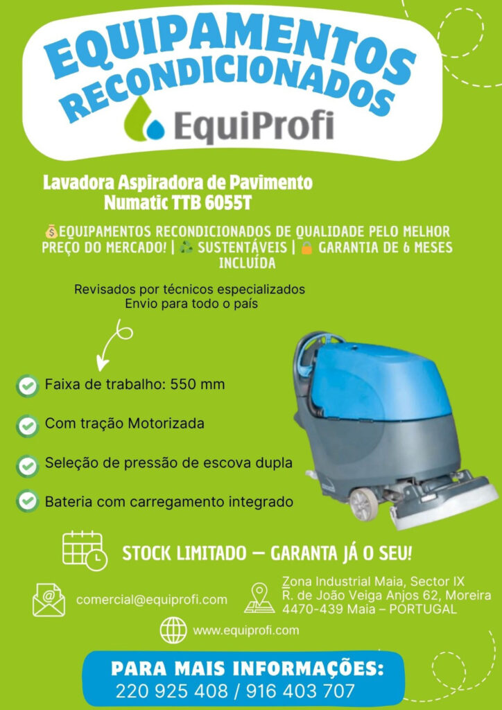 EQUIPROFI - Máquinas, Equipamentos e Produtos de Limpeza 16 equipamento recondicionado 1