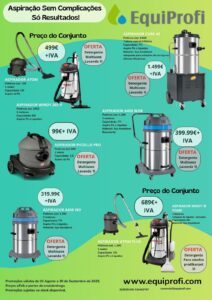 Promoção Aspiradores - Verão 2025 - EquiProfi